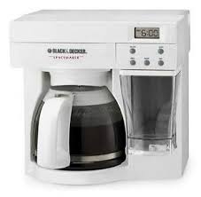 · on under cabinet coffee maker: Black Decker Odc440 Spacemaker 12 Cup Coffee Maker White For Sale Online Ebay
