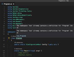 The Namespace Namespace Already Contains A Definition For Controller Issue 1402 Omnisharp Omnisharp Vscode Github