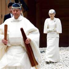 Imperial Couple Visit Ise Shrine Shrine Imperial Japan