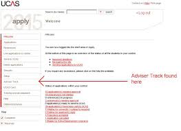 Adviser Track And Reporting Undergraduate Ucas