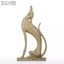 There's an outdoor sculpture for every animal and outdoor décor style! Tooarts Aluminum Animal Statue Upturned Dog Sculpture Art Statue Home Decoration Contemporary Table Art Sculpture Home Decor Statues Sculptures Aliexpress