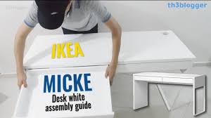 You can combine it with other desks or drawer. Micke Desk White Ikea Assembly Guide Th3 Blogger Youtube