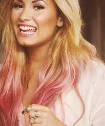 demi lovato blonde hair with pink ends demi lovato pink blonde hair demi lovato hair demi lovato blonde hair