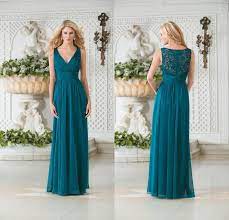 Teal Blue Jasmine 2017 New Arrival Beautiful Bridesmaid Dresses V Neck Floor Length Lace Chiffon Wedding Party Dresses From Prommuse 94 40 Dhgate Com Bridesmaid Dresses Plus Size Teal Bridesmaid Dresses Teal Bridesmaid