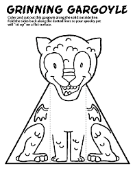 See more ideas about coloring pages, coloring books, colouring pages. Grinning Gargoyle Coloring Page Crayola Com