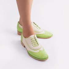 Weitere ideen zu schuhe, oxford schuh, schöne schuhe. Retro Pastellgrun Simone Damen Oxford Schuhe