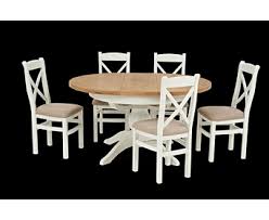 Check spelling or type a new query. Eden Round Extending Dining Table With Cross Back Fabric Chairs