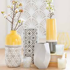 Tall Vase In Yellow Gray Sandstone H 30 Cm Yellow Houses Of The World Houses Sandstone World Yellow Interieur Woonkamer Interieur Kaarsen