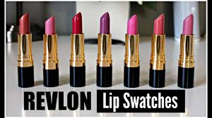 Revlon Super Lustrous Lipsticks Swatches Matte Creme