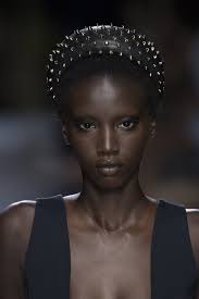 See more ideas about ebony models, black beauties, black is beautiful. Baby Bangs And Oversize Headbands Are The Next Big Thing According To The Prada Runway Prada Ebony Models Beauty Model