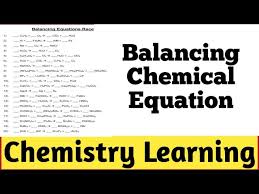 Student exploration balancing chemical equations gizmo answer key pdf. Balancing Chemical Equations Balancing Chemical Equations Worksheet Youtube