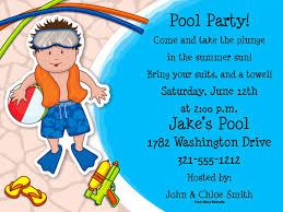 Pool Party Invitations For Boys Mickey Mouse Invitations Templates