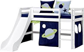 Ein kinderhochbett bietet viele vorteile in kinderzimmern, es ist platzsparend und kann vielfältig genutzt werden. Hochbett 160x80 Mit Rutsche Matratzen Kaufen Com