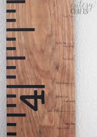 They are absolutely perfect for any kid's room and i love that you can take it with you when you move. How To Mark Height On A Ruler Growth Chart Cutesy Crafts