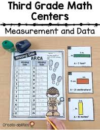 Teaching in a state that is implementing their own specific math standards? 3rd Grade Measurement Math Centers By Create Abilities Tpt