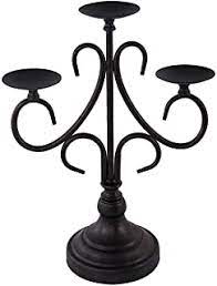 While you can get glass/crystal or porcelain candle holders as well, there is… Amazon Com Wrought Iron Candle Holder