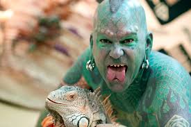 US man who 'transformed himself into a lizard' reveals horrifying details  about body modification procedures