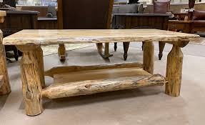 Care instructions wipe clean with a soft cloth. Rustic Pine Coffee Table