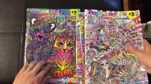 More than 5.000 printable coloring sheets. Lisa Frank Adult Coloring Book Color Me Flip Through Review Youtube