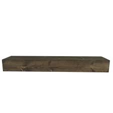 These are walnut floating shelves. Oldfield Reclaimed Wood Floating Shelf Dark Walnut 4 25 X22 X6 Decorist