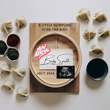 Little Dumpling Baby Announcement