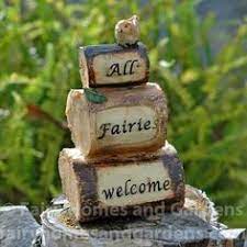 Because we're always looking for household items to use in our fairyscapes, this just tickles the fairy fancy. 110 Fairy Garden Signs Ideas Fairy Garden Fairy Garden Sign Garden Signs