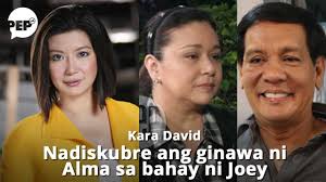 Remember when Kara David discovered what Alma Moreno did to Joey Marquez's  house?