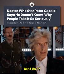 Doctor Who Star Peter Capaldi Dismisses Criticism of the Show