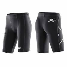 Details About 2xu Youth Compression Shorts Black Black W Silver Logo Free Delivery