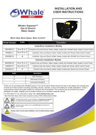 If your hot water is cold, this is one thing you can check.shop our. Munster Simms Engineering Ltd Whale Expanse Ww0801u Installation And User Instructions Manual Pdf Download Manualslib