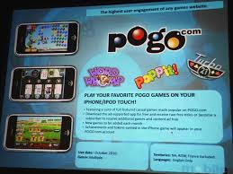 The main menu contains a link to purchase more ea games, and a. Pogo For Iphone To Be Released Soon