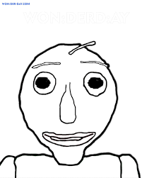 Baldis basics coloring pages coloring pages kids. Baldi Basics Coloring Pages Printable Coloring Pages