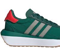 adidas Country XLG Collegiate Green Silver Pebble Bright Red ...