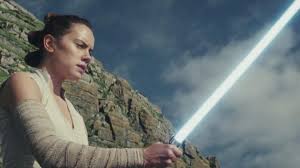 Detailed hair sculpture of rey's iconic hairstyle. The Lightsaber From Rey Daisy Ridley In Star Wars Viii The Last Jedi Spotern