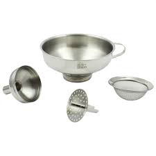 4.4 out of 5 stars with 52 ratings. Zoie Chloe 3 In 1 Stainless Steel Funnel Set Wide Mouth With Mesh Basket Narrow Mouth With Strainer Buy Online In Aruba At Aruba Desertcart Com Productid 47110258
