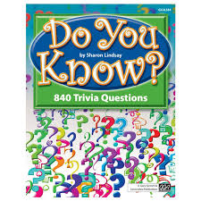 Rd.com knowledge facts nope, it's not the president who appears on the $5 bill. Do You Know 840 Trivia Questions Sharon Lindsay Books Amazon Ca
