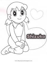 Shizuka Para Colorear Easy Cartoon Drawings Cartoon Coloring Pages Free Coloring Pages