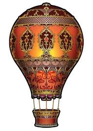 Steampunk balloon airship float fantasy flying sky colorful aircraft. Steampunk Temporary Tattoo Set Tatt Me Temporary Tattoos