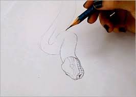 You can see exactly where to put the lines and the shadows. 3d Drawings How To Make 3d Snake Step By Step 4 Steps Instructables