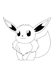 Hey j'aime dessiner des pokémon. Coloriage Pokemon Evoli