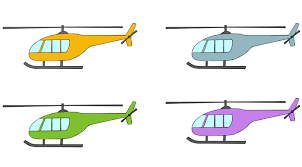 It looks like a light shading that is located on the bottom of the helicopter cockpit, the lateral edges of the tail and on the skids. How To Draw A Helicopter For Kids