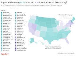 Maybe you would like to learn more about one of these? These Are The Rudest States In America According To People Who Live There Yougov