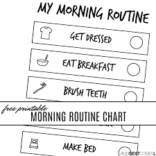 · free printable visual schedule for preschool , visual agenda, special demands, autism, image schedule savings for house & college, no cost good photo routine savings photo agenda greeting. Free Morning Routine Chart Pictures Detikak