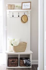 I Want Something Like This For Guest To Put Shoes In And Hang Coats In The E Diy Furniture For Small Spaces Furniture For Small Spaces Entryway Hall Tree Bench
