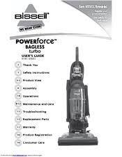 Bissell Powerforce Compact Turbo Bagless Vacuum 2690 Filter Bissell Powerforce Bagless Turbo 6585 Series Manuals Manualslib