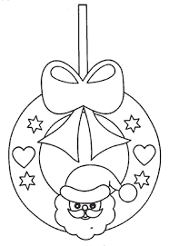 Bolas De Navidad Para Colorear Papa Noel