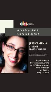 🎉 Presenting MICAfest Featured Artist, Jessica Genia Simon! 🎉, Jessica  Genia Simon began writing poetry at age seven. As a teenager based in  Rockville, MD, she competed and won a spot
