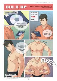 Muscle Growth Comic - Zephleit - Page 2 - HentaiEra