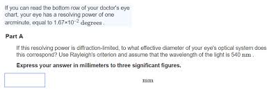 Solved If You Can Read The Bottom Row Of Your Doctors Ey