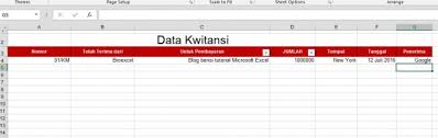 Format kwitansi berbentuk microsoft excel. Aplikasi Kwitansi Excel Serba Otomatis 100 Lembar